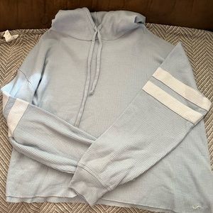 Hollister size small light blue hoodie sweater